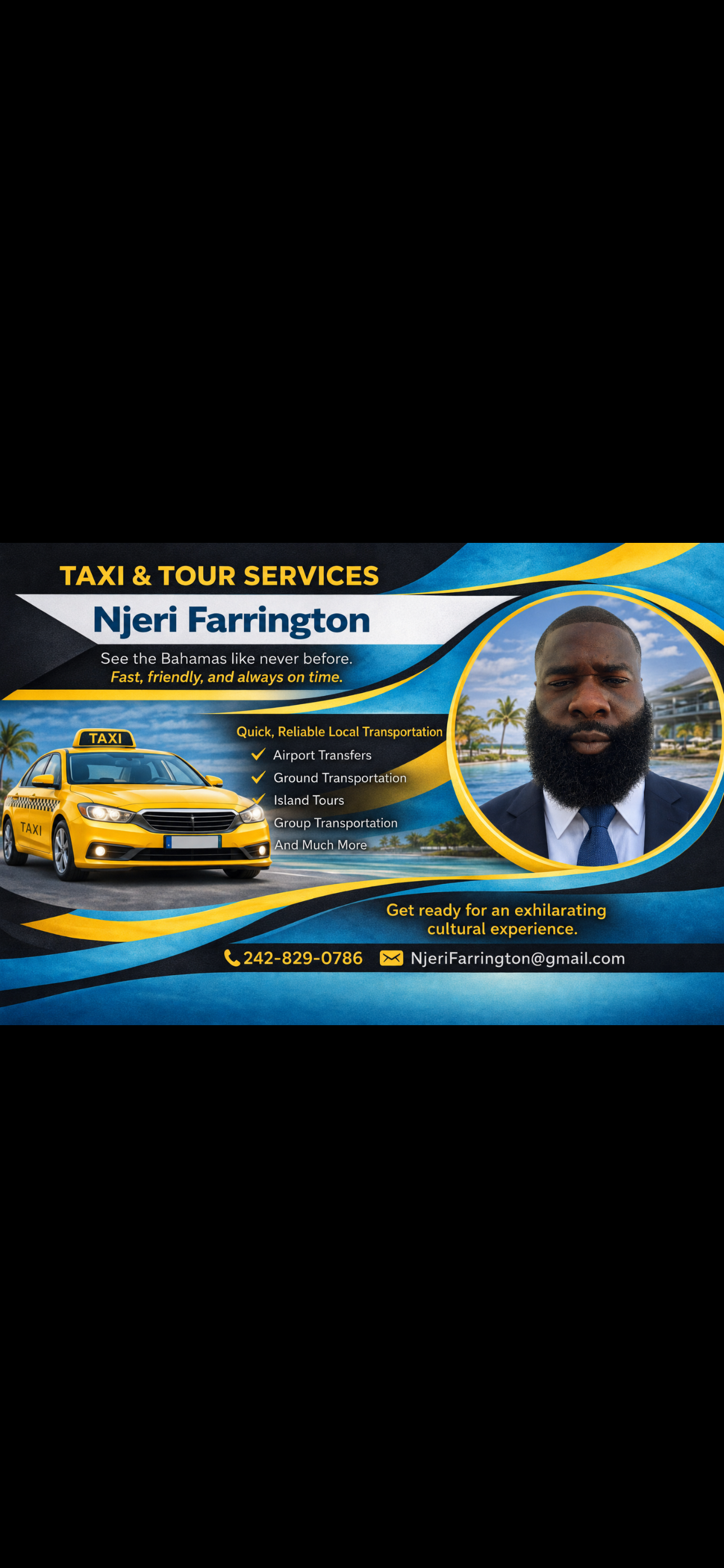 Nassau Island Taxi Business Card