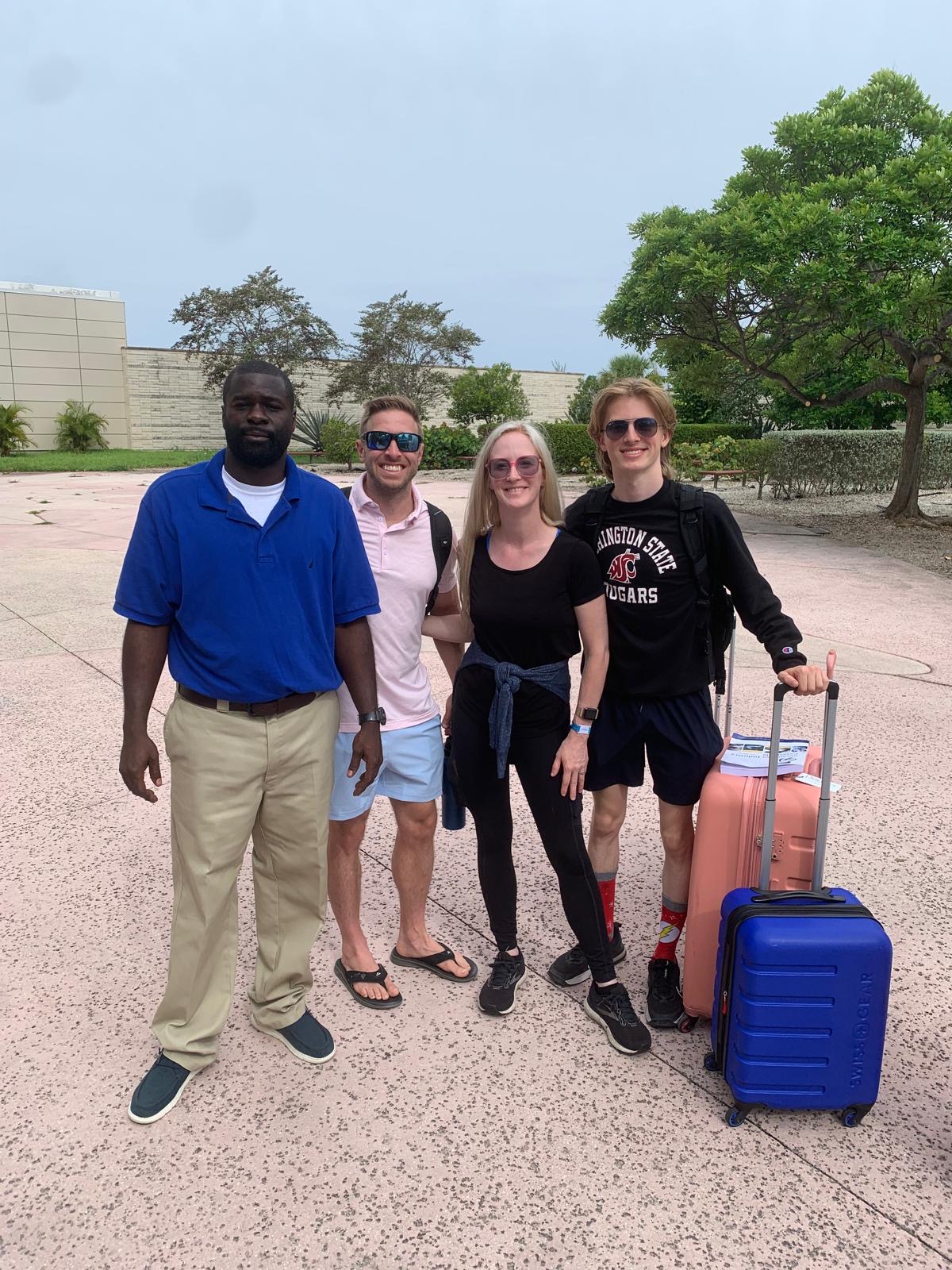 Nassau Taxi Driver With Tourists